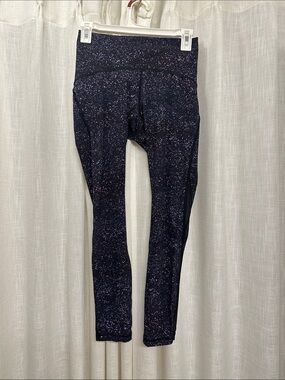 Lululemon Galaxy Black Leggings - High Waist Activewear